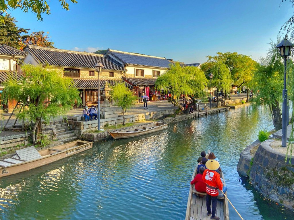 Traditional warehouses along Kurashiki canal