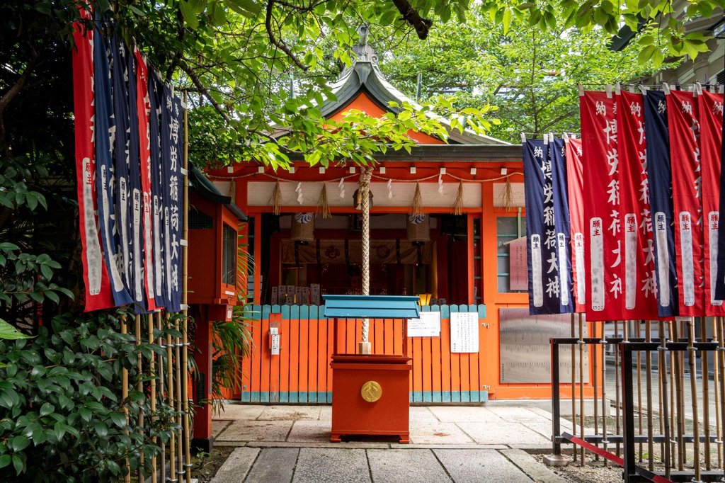 Traditional Japanese temple with quiet atmosphere