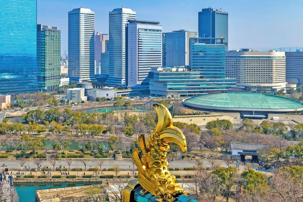 Osaka neighborhoods and accommodation areas