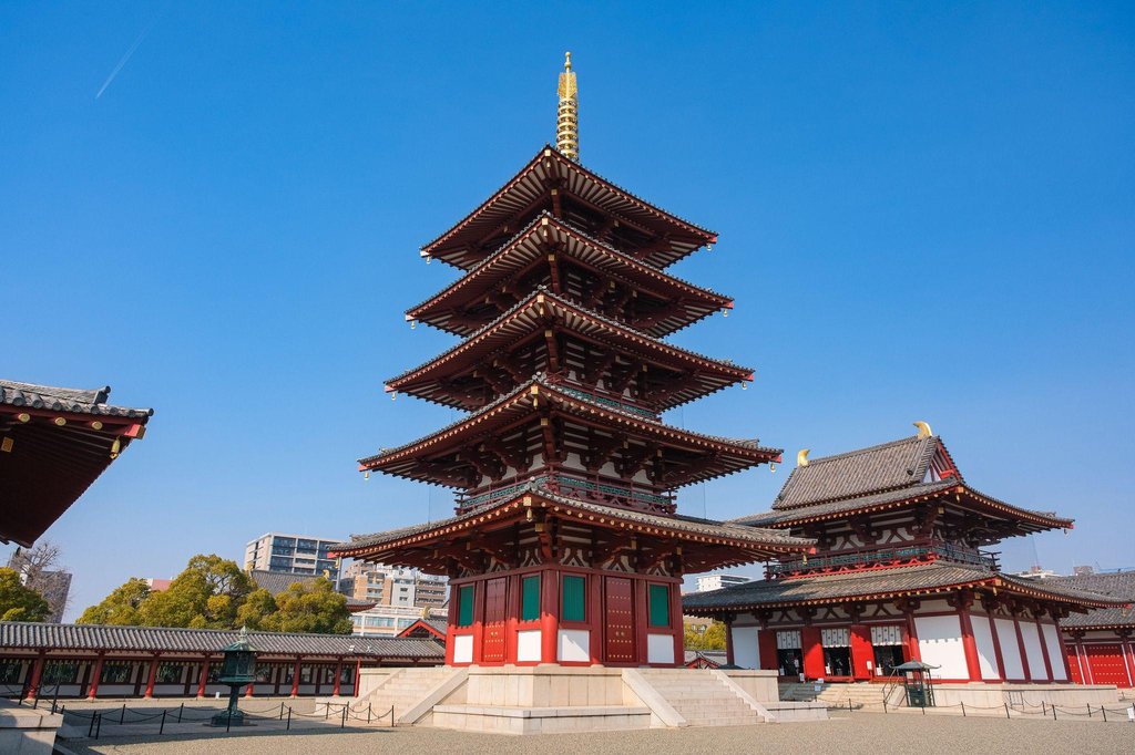 Tennoji area with historical and modern attractions