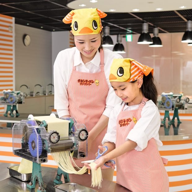 Hands-on experience at Cup Noodles Museum