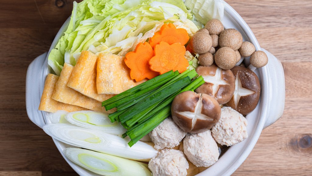 Chanko-nabe hot pot served at a sumo restaurant
