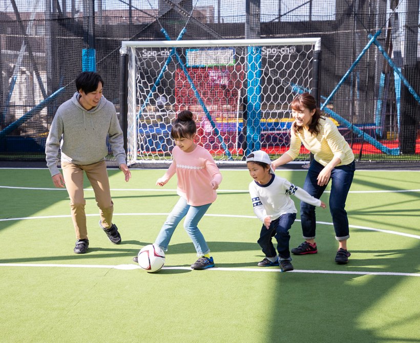 Indoor sports activities at Round1 Stadium
