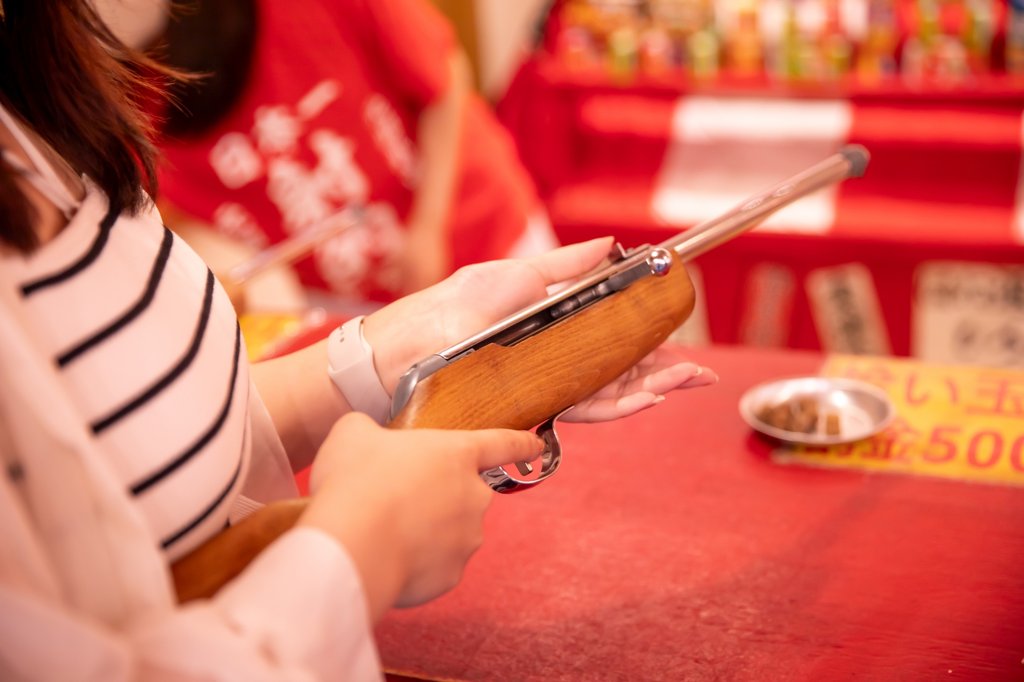 Japanese festival game shooting gallery