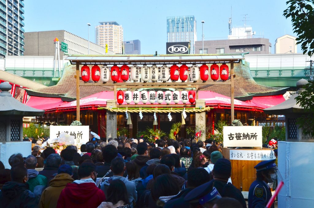 Imamiya Ebisu Shrine entrance gate
