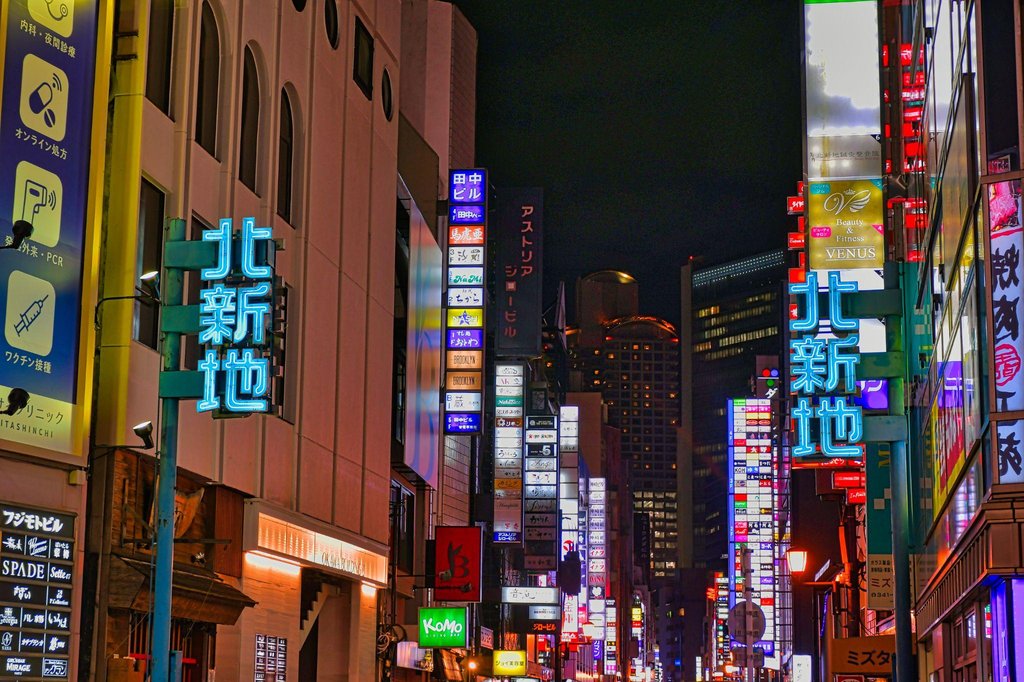 Upscale Kitashinchi bar district