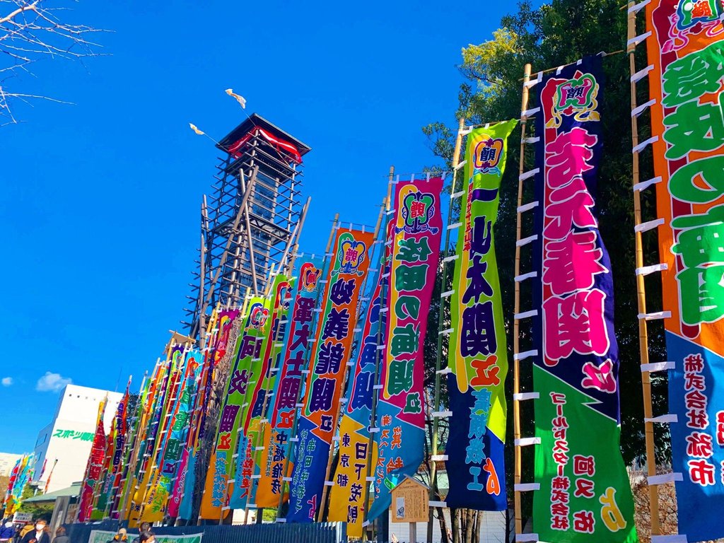 Sumo tournament match in Tokyo