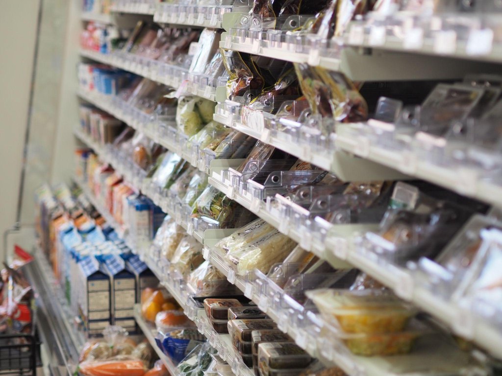 Japanese convenience store food and services for travelers