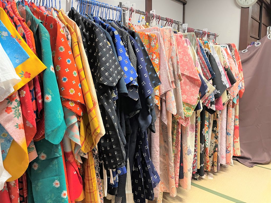 Kimono rental experience at Osaka Museum of Housing