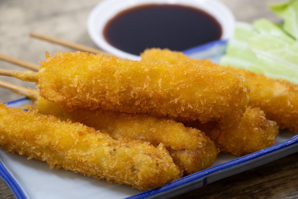 Kushikatsu in Shinsekai Osaka