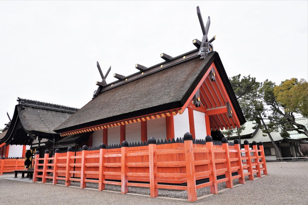 Sumiyoshi Taisha Shrine in Osaka