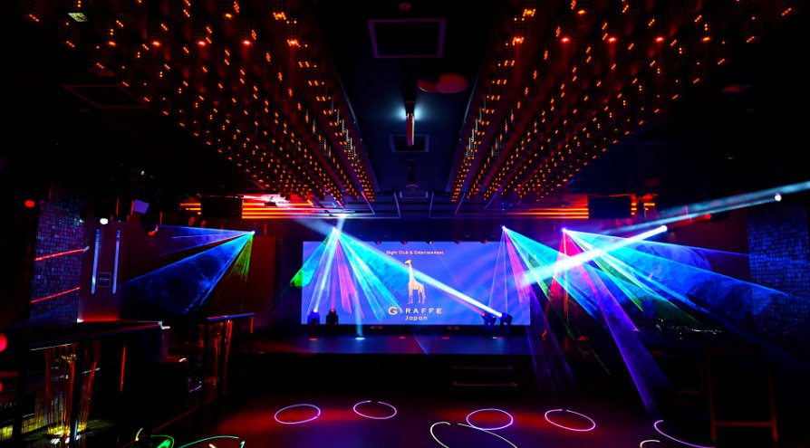 Giraffe Japan nightclub interior