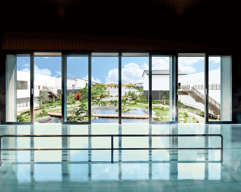 Solaniwa Onsen hot spring bath in Osaka
