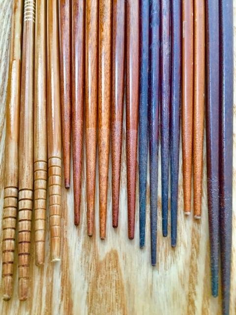Selection of wood types for chopstick making