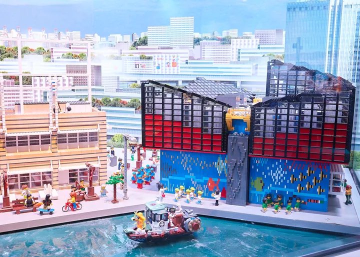 Lego Miniland display at Legoland Osaka