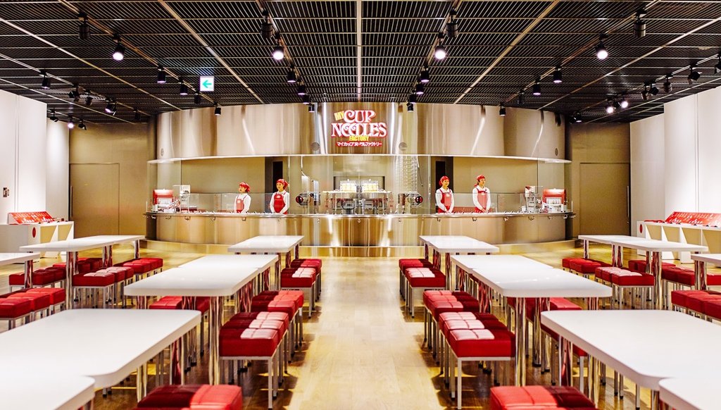 Custom Cup Noodles creation at Ikeda museum