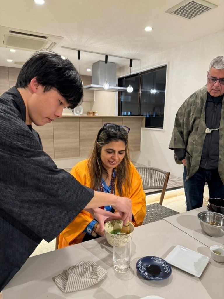 Matcha Experience Osaka mobile tea ceremony setup