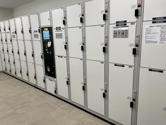 Coin lockers at Osaka Station