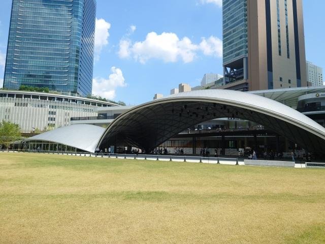 Grand Green Osaka urban park in Umeda