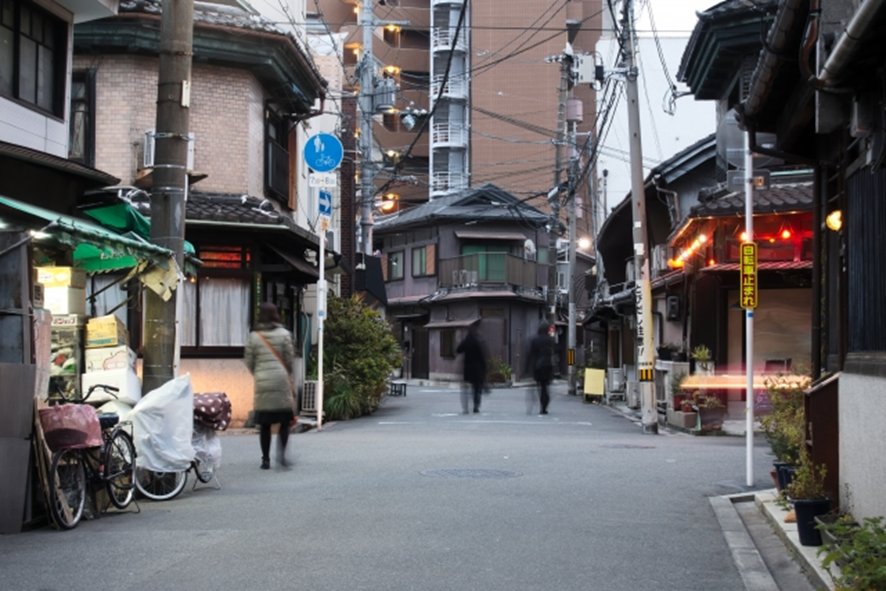 Nakazakicho retro alleyway with vintage shops