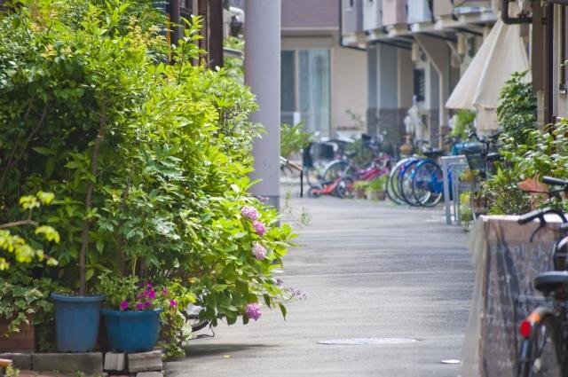 Residential alley in Nakazakicho