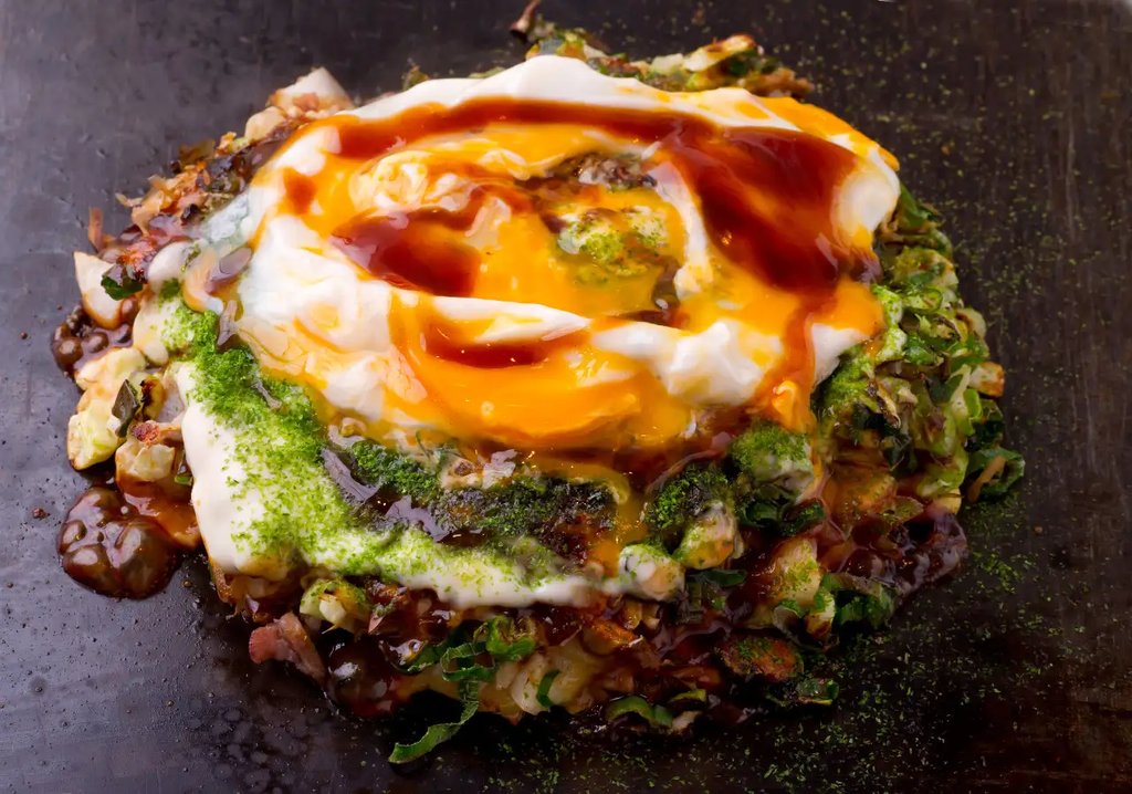 Mizuno okonomiyaki restaurant in Dotonbori