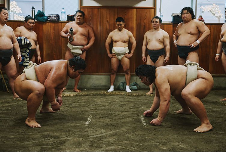Isegahama Stable training hall