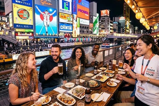 Food tour dishes at local eatery
