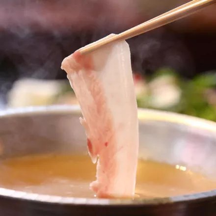 Shabu-shabu hot pot at Tatsuya Namba