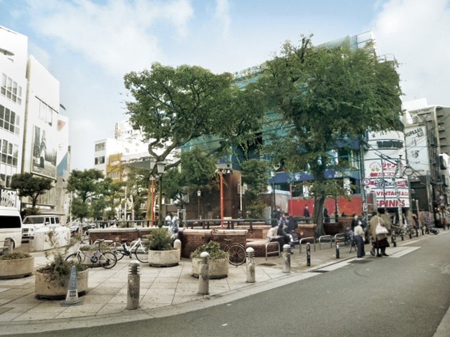 Triangle Park in Amerikamura district