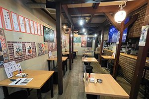 Terrace seating at Marukoya Ichiba Shokudo