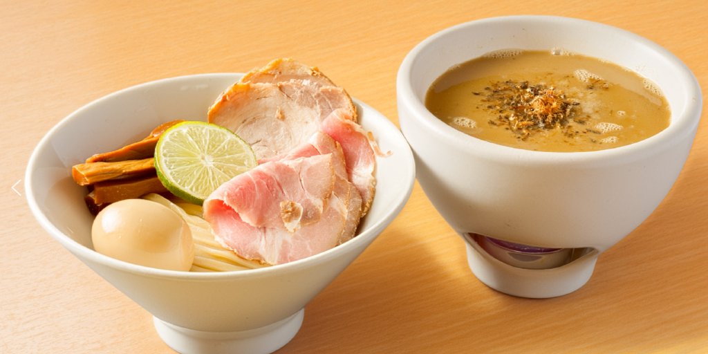 Tsukemen noodles at Tsukemen Shiraishi