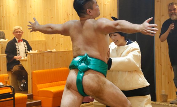 Challenge Sumo experience at Kyoto Sumo Club