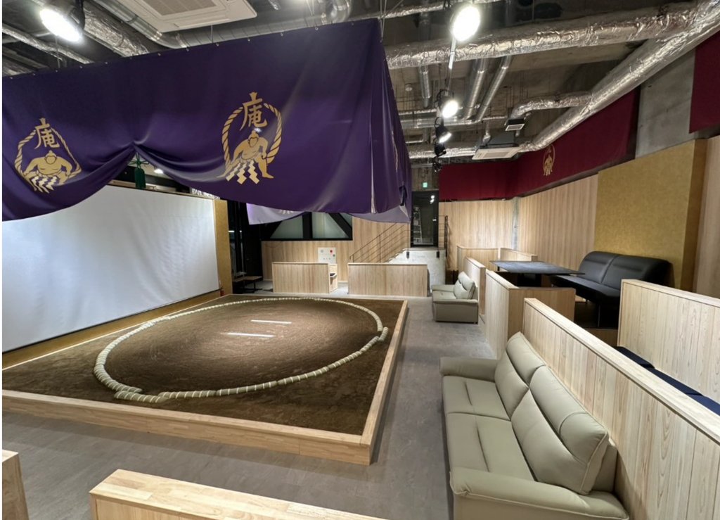 Sumo An Kyoto venue interior and performance